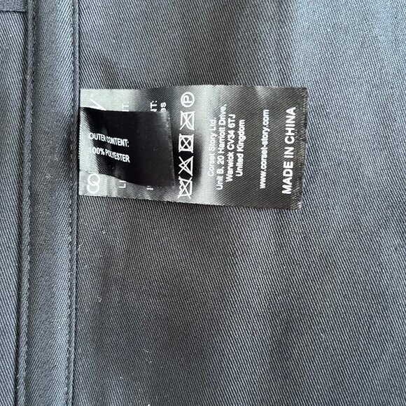 Corset Story Black Waist Training Overbust Corset Womens Size 34 Bones Longline - Picture 9 of 10